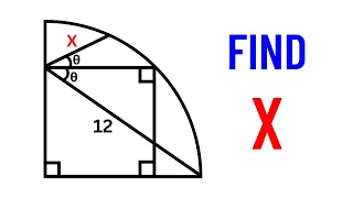Very Nice Math Olympiad Geometry Problem | 2 Methods