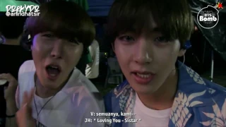 [INDO SUB] [BANGTAN BOMB] Jimin & Jung Kook did 'Show Music Core' Special MC!!