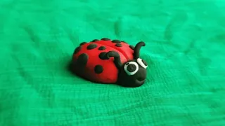 Air dry clay-Lady bug Making (Basic level) - clay #1