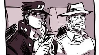 JoJo's Bizarre Adventure Comic Dub: "Why Jotaro doesn’t get on planes with Joseph"