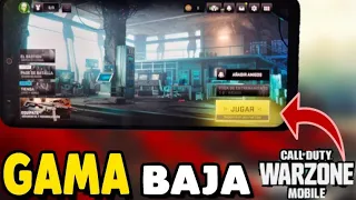 ✅️ ASI ES WARZONE MOBILE EN UN DISPOSITIVO NO COMPATIBLE  GAMA BAJA//NUEVA UPDATE GAMEPLAY 🔥