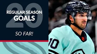 Matty Beniers' First 20 Goals of 22/23 NHL Regular Season