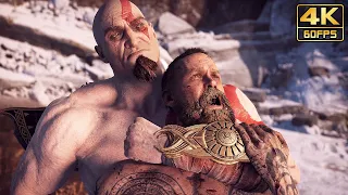 GOD OF WAR - Young Kratos vs Baldur Final Boss Fight @ 4K 60ᶠᵖˢ ✔