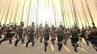 4,800 Druidic Nobles Vs 600 Myrmidon Pikeman | Total War Rome 2