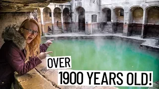 Exploring EPIC ROMAN BATH RUINS! (Bath, England)