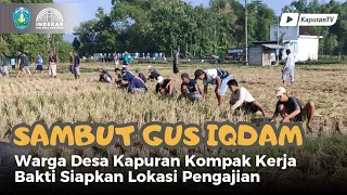 Kerja Bakti Persiapan Pengajian dan Sholawat Bersama ST Pusat