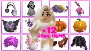 GET 12 NEW ROBLOX FREE ITEMS 🤩🥰😜 *COMPILATION*