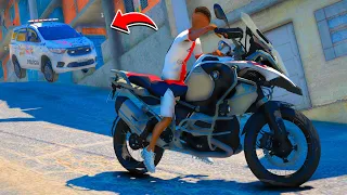 GTA 5 MODS: FUGA DA POLICIA NA FAVELA DA PARAISOPOLIS