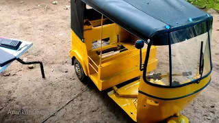 Upholstery Work of Mini Baasha Auto|Making PART-3|Super star Rajanikanth