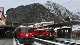 Train on the Rhätische Bahn - 21/11/22