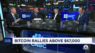 Bitcoin rallies above $67,000