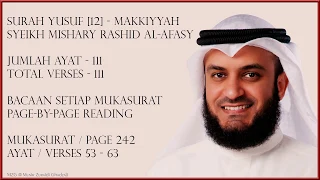 YUSUF [12] - MISHARY RASHID - PAGE 242 - VERSES 53 - 63
