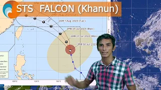 JULY 30,2023 PM:: Bagyong Falcon(Khanun) patuloy ang pagLAKAS