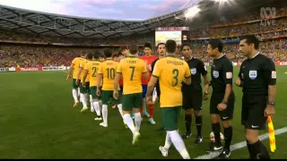 Asian Cup 2015 – Final - South Korea 1 - Australia 2 - national anthems & starting line up.