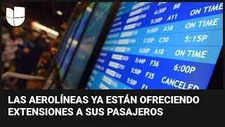 Aerolíneas en Estados Unidos comienzan a emitir cientos de cancelaciones por el mal tiempo