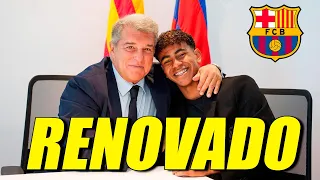 🔴ÚLTIMA HORA🔴 LAMINE YAMAL RENUEVA SU CONTRATO CON EL FC BARCELONA | 💵1.000.0000.0000 € DE CLÁUSULA💵