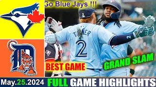 Toronto Blue Jays vs. Detroit Tigers (05/25/24) FULL GAME Highlights | MLB Season 2024