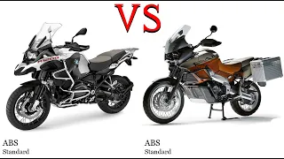 BMW R 1200 GS vs Aprilia Caponord 1000 Test specification comparison