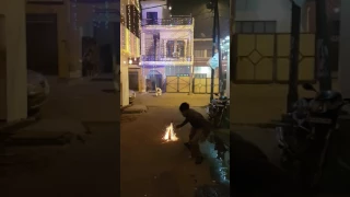 Funny diwali rocket..gone wrong