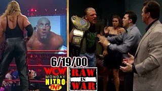 WWF RAW vs. WCW Nitro - June 19, 2000 Full Breakdown - Russo Goes Home - 6 Days To King of the Ring