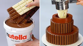 Easy & Yummy Chocolate Cake Decorating | Most Satisfying Chocolate Cake Compilation