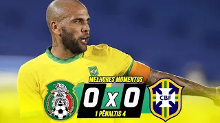 MEXICO 0 (1) X (4) 0 BRASIL | DECISÃO DE PENALTIS E MELHORES MOMENTOS | JOGOS OLIMPICOS TOQUIO 2021