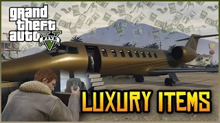 GTA 5 Online DLC - NEW LUXURY GOLD JET & HELICOPTER GAMEPLAY! (GTA 5 Online Ill-Gotten Gains DLC)