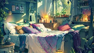 Let's stay in bed today...【Cozy Afternoon Piano】~ 5 Hours of Relaxing Piano BGM ♪