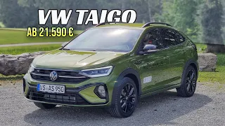 2023 VW Taigo R-Line: So gut ist das T-Cross Coupe - Review, Fahrbericht, Test