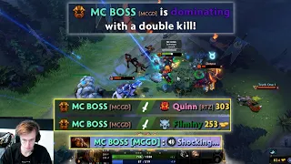 "holy moly Miracle! classic Miracle moment!" -Miracle 1v3 double kill vs Quinn