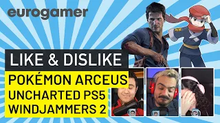 Like & Dislike: Leyendas Pokémon Arceus, Uncharted PS5, Windjammers 2...