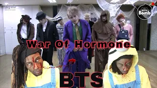 [BANGTAN BOMB] War Of hormone in Halloween | REACTION