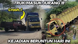 The Most Tense Sequential Event!!! Truck Enters a Ravine in Batu Jomba