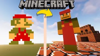 I remade Super Mario into minecraft