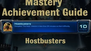 Hostbusters Mastery Achievement - Starcraft 2 Legacy of the Void