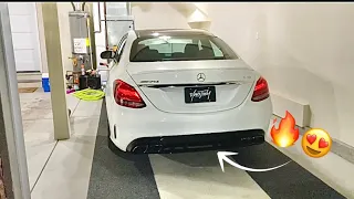 Installing a C63 Style Rear Diffuser On My C43 AMG!!!