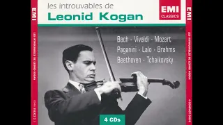 Mozart: Violin Concerto No. 5 in A major "Turkish", K. 219 - Leonid Kogan, OSCC, André Vandernoot