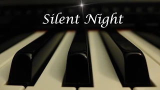 Silent Night - Christmas Hymn on Piano with lyrics