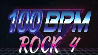 100 BPM - Rock 4 - 4/4 Drum Track - Metronome - Drum Beat