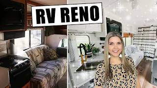 RV RENOVATION ON A BUDGET 🔵 Step by Step RV Makeover