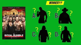 WWE Quiz - Which WWE WRESTLERS Win ROYAL RUMBLE  [HD]