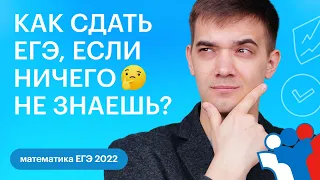 Как сдать ЕГЭ, если ничего не знаешь? | ЕГЭ ПРОФИЛЬНАЯ МАТЕМАТИКА 2022 | СОТКА