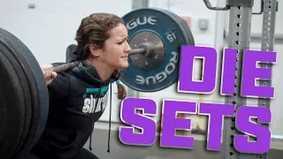 DIE SETS - MAX EFFORTING BACK SQUAT SET - OPEN PREP CYCLE