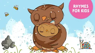 Little Owl WINTER version 🦉 Simple Rhymes for Speaking 🦉 Bedtime Story for little kids and toddlers