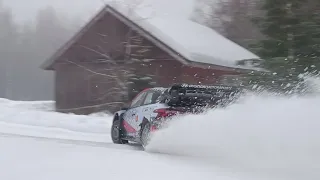 Ott Tänak Hyundai i20 Rally1 test to Rally Sweden 2024