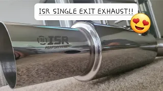 FRS gets the ISR single exit exhaust!!!!