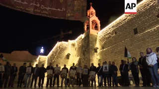 Vigil for Palestinian prisoners on hunger strike