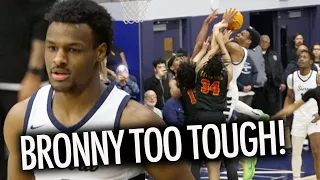 Bronny James TOO STRONG for LA CITY Champions! State Playoffs Sierra Canyon vs Taft!