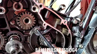 How to change Bajaj pulsar 150 UG4 cam chain guides cam chain and piston