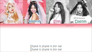 SISTAR 씨스타   SHAKE IT Color Coded HanRomEng Lyrics  by YankaT